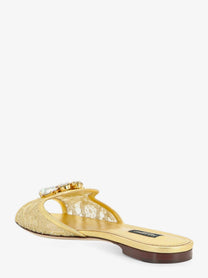 Dolce &amp; Gabbana Women's Taormina Sandals Gold