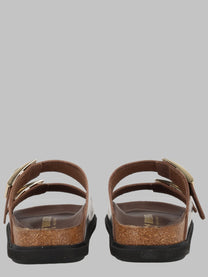 Birkenstock Unisex Sandalo Arizona Droplet Buckle Brown
