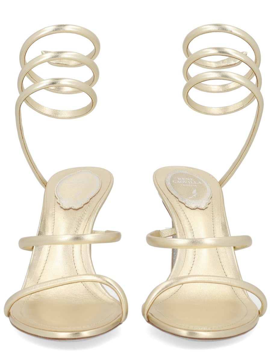 Rene Caovilla Women's Sandalo Cleo Gold