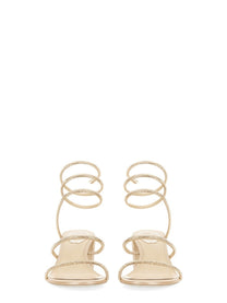 Rene Caovilla Women's Sandalo Cleo Con Tacco Beige