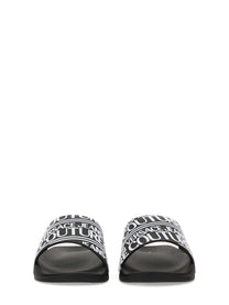 Versace Jeans Couture Men's Sandalo Con Black