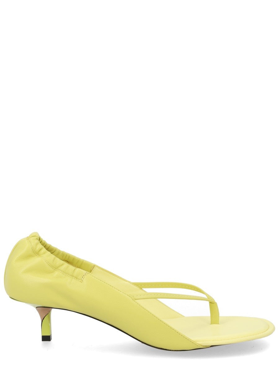 JACQUEMUS Women's Sandalo Con Tacco Green