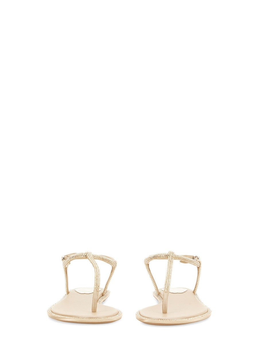 Rene Caovilla Women's Sandalo Diana Beige