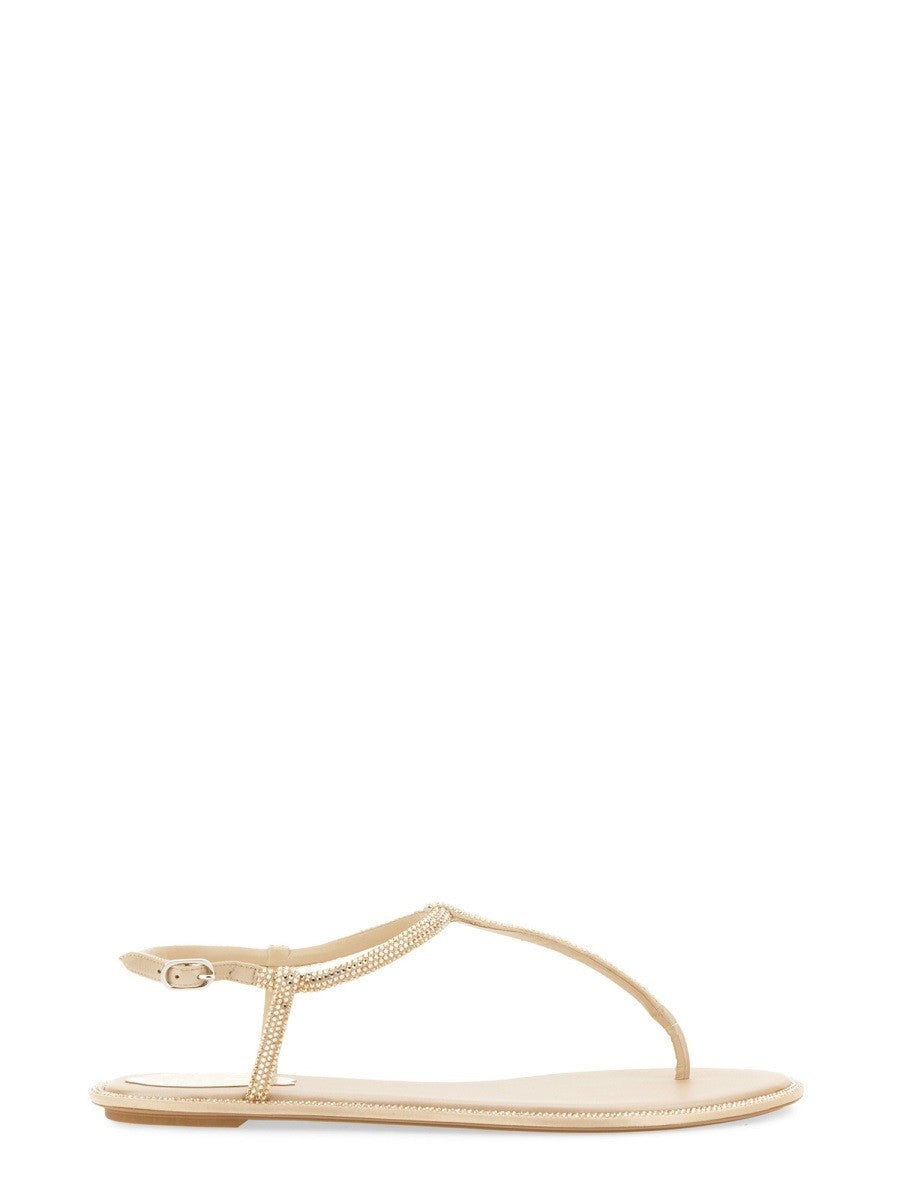 Rene Caovilla Women's Sandalo Diana Beige