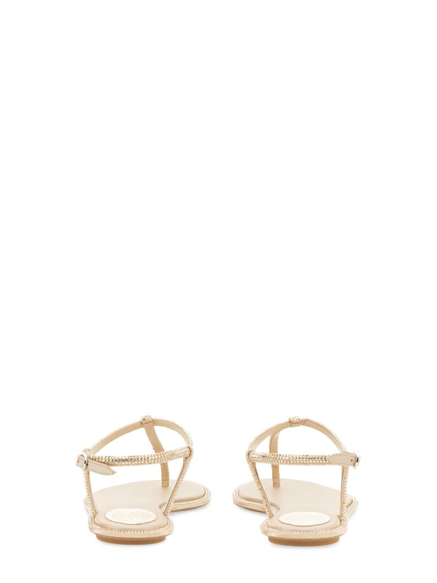 Rene Caovilla Women's Sandalo Diana Beige