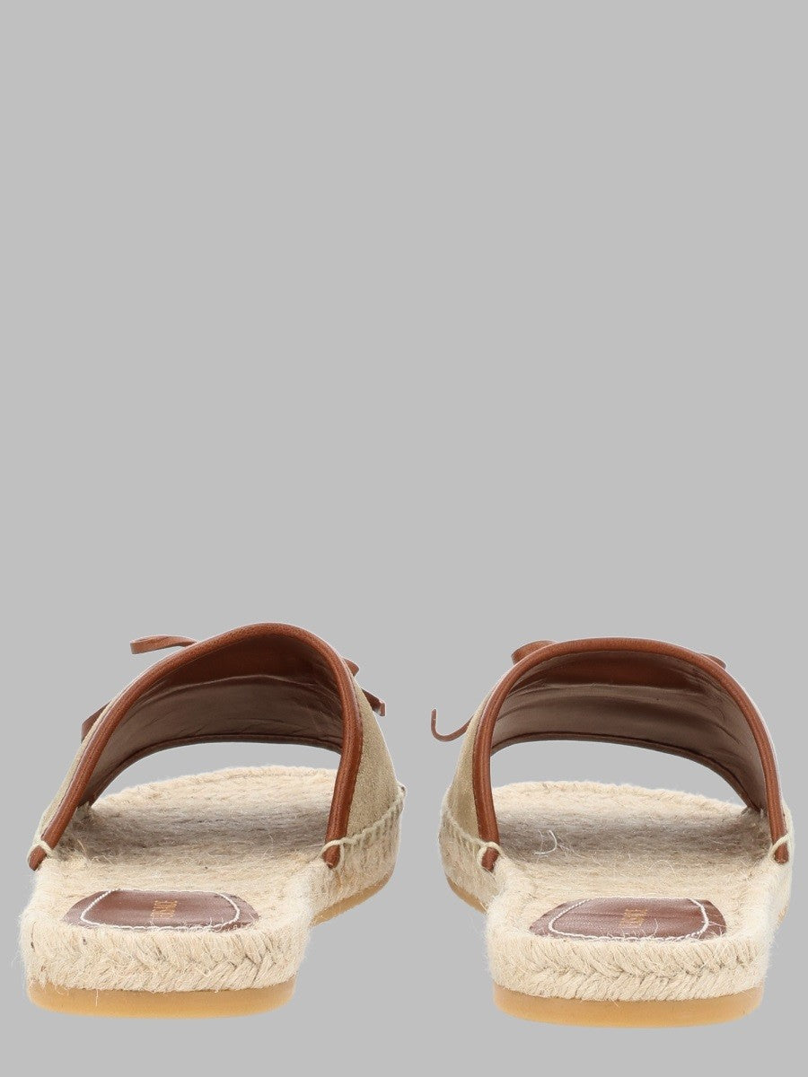 Versace Women's Sandalo Espadrilla Lola Beige
