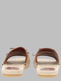 Versace Women's Sandalo Espadrilla Lola Beige