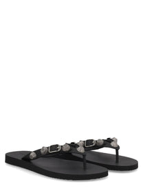 Balenciaga Women's Sandalo Infradito Cagole Black
