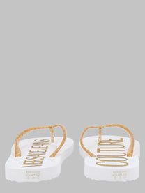 Versace Jeans Couture Women's Sandalo Infradito Con Gold