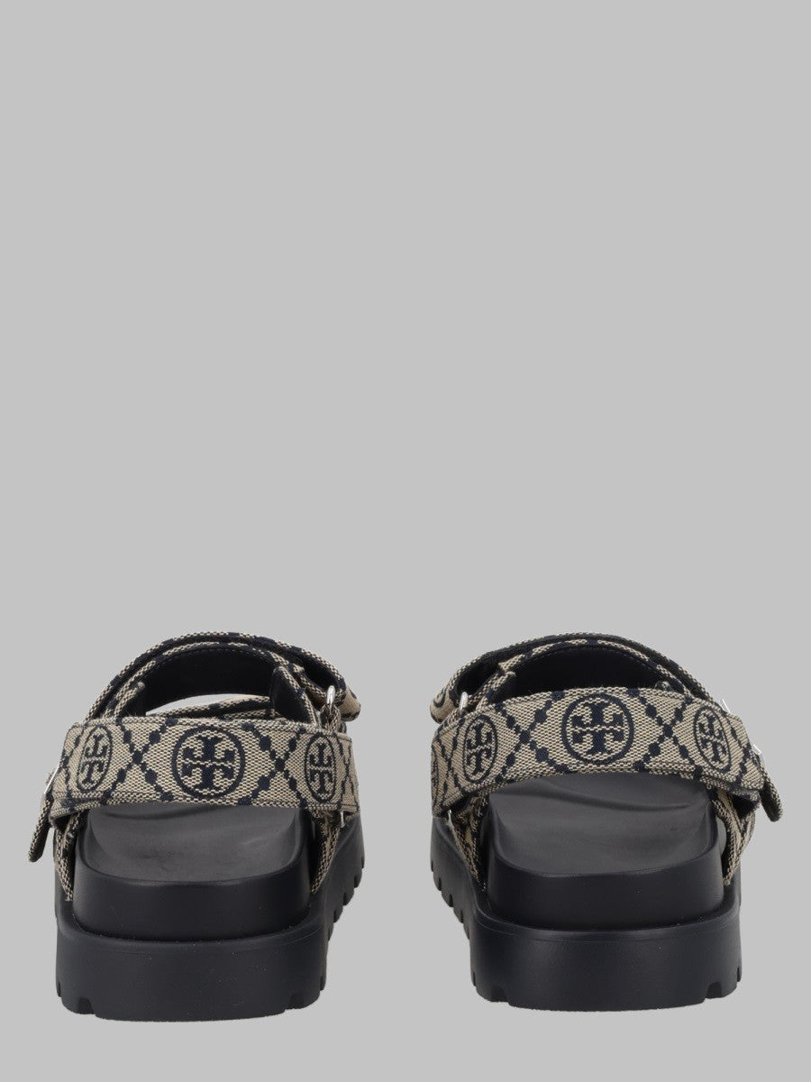 Tory Burch Women's Sandalo Mellow Monogram Multicolor