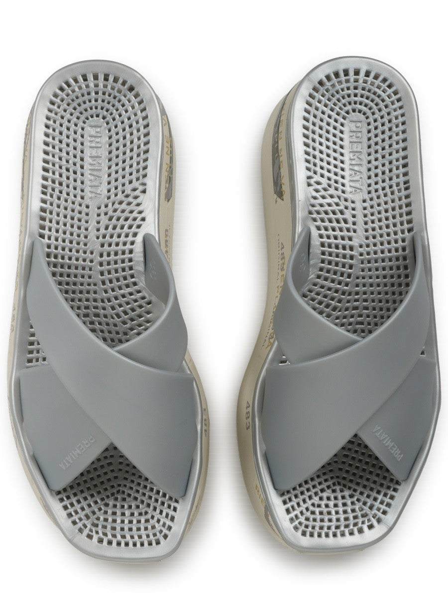 Premiata Women's Sandalo Moura Silver