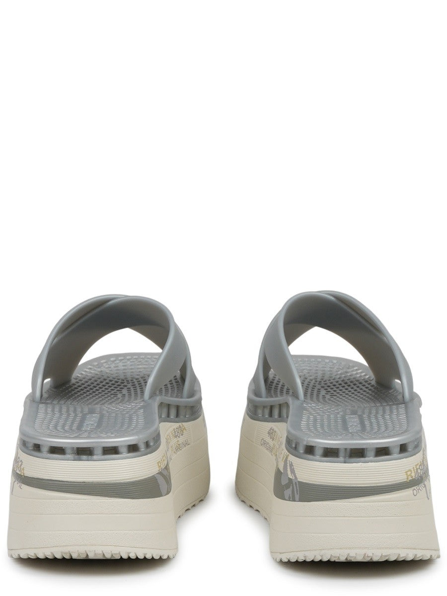 Premiata Women's Sandalo Moura Silver