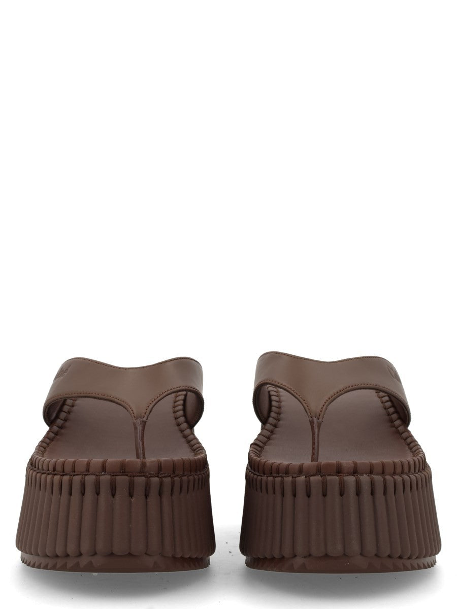 Chloé Women's Sandalo Nama Brown