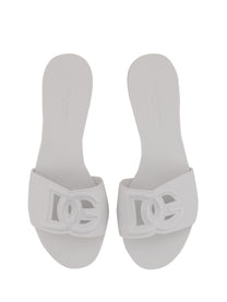 Dolce &amp; Gabbana Women's Sandalo Slide Beachwear White
