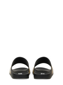 Versace Jeans Couture Men's Sandalo Slide Con Black