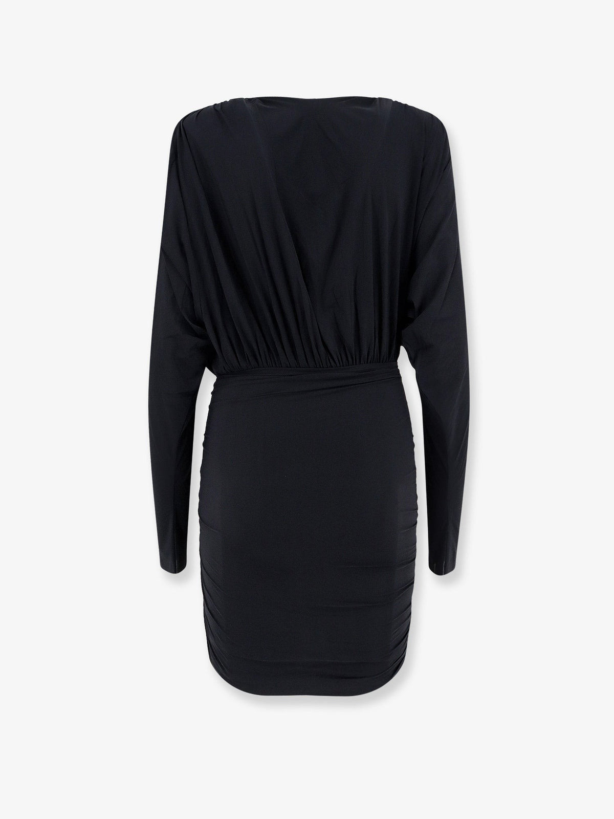 Amazuìn Women's Sandy Stretch Jersey Mini Dress Black