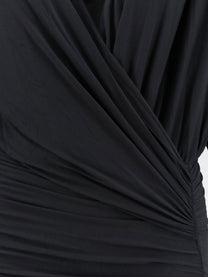 Amazuìn Women's Sandy Stretch Jersey Mini Dress Black