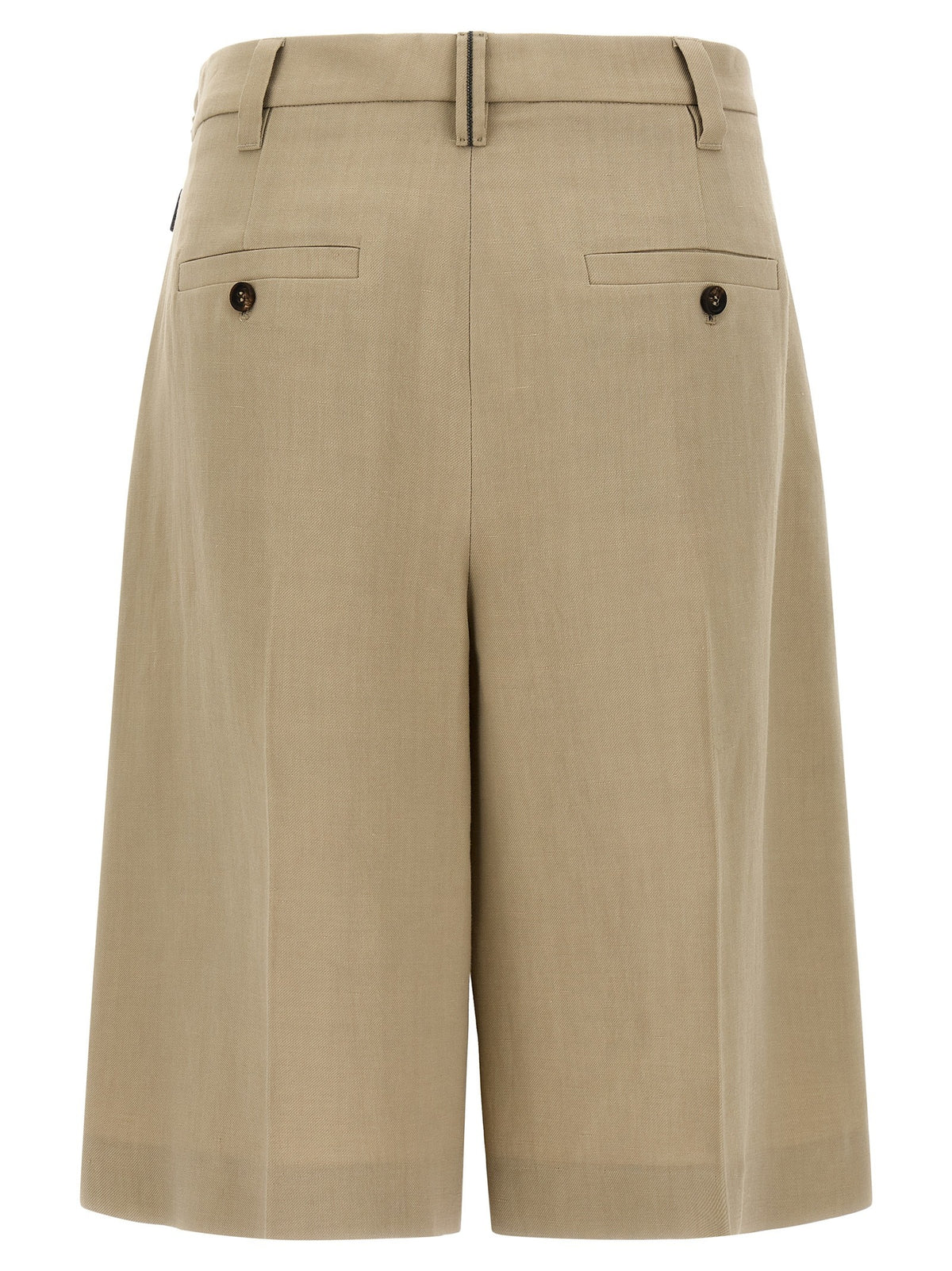 Brunello Cucinelli Sartorial Bermuda Shorts Beige