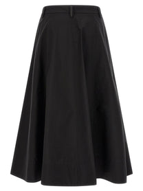 Brunello Cucinelli Sartorial Skirt Black