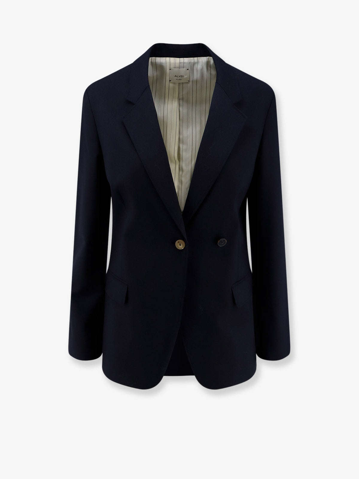 Alysi Women's Sartorial Virgin Wool Blend Blazer NOTTE