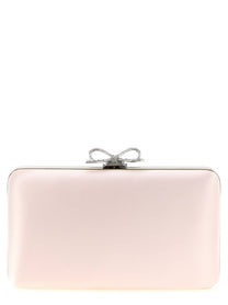 self-portrait Satin Clutch Blue