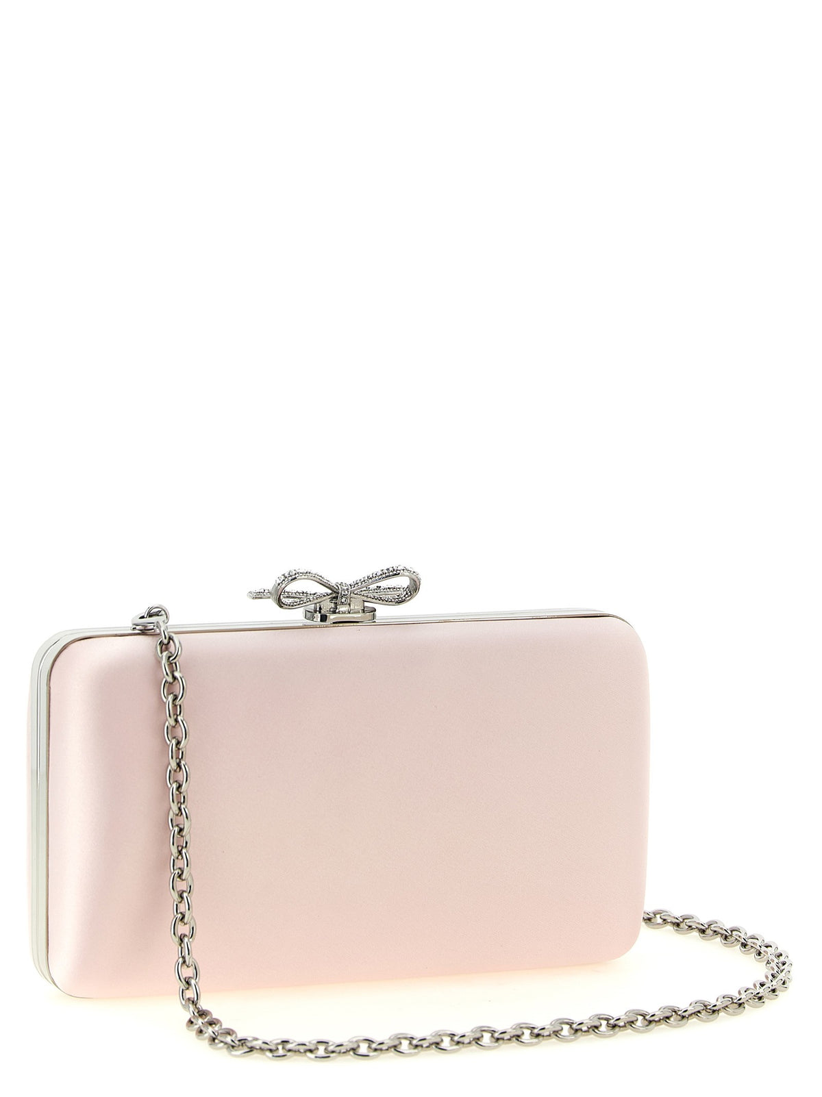 self-portrait Satin Clutch Blue