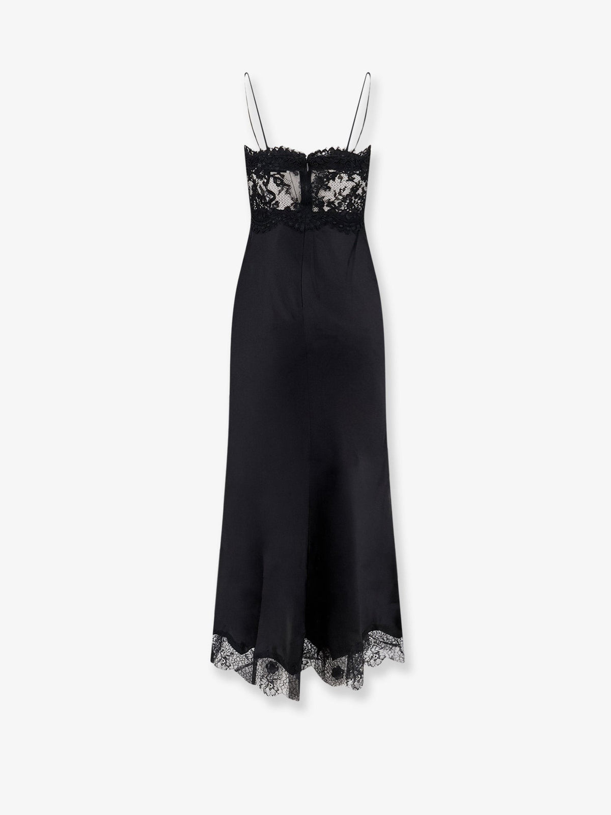 self-portrait Women's Satin Dress Black