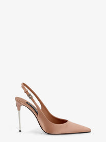 Dolce &amp; Gabbana Women's Satin Slingbacks Blue