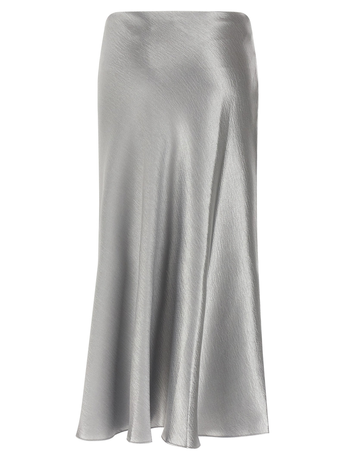 Tory Burch Satin Skirt Grey