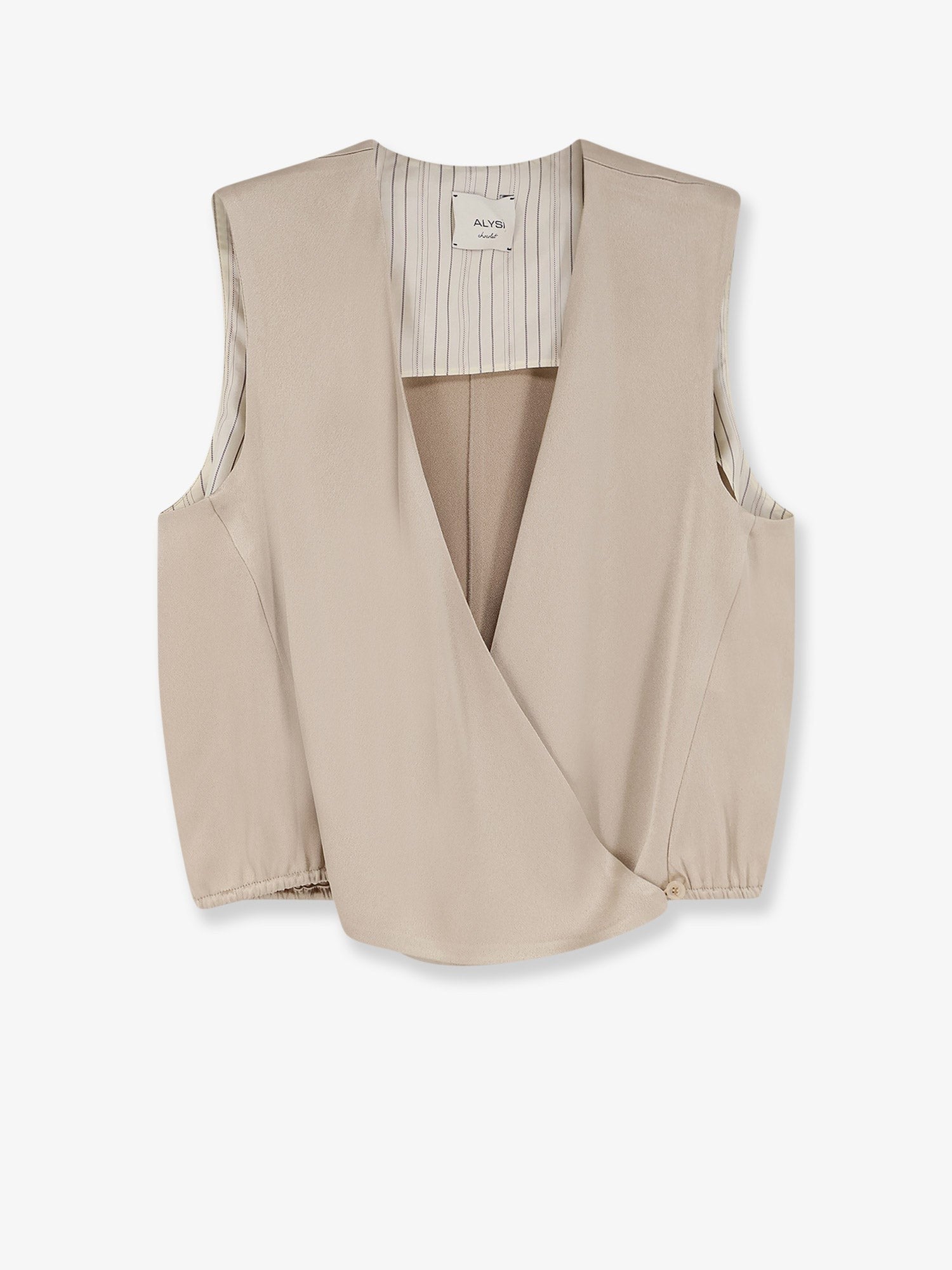 Alysi Women's Satin Top Petalo