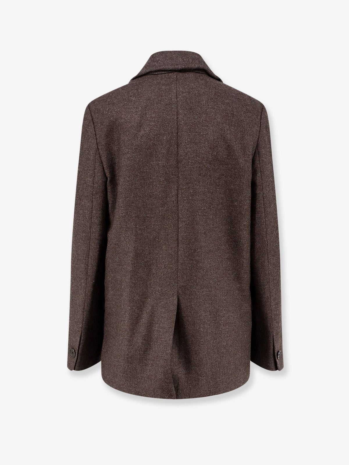Toteme Women's Scarf Lapel Viscose and Wool Blazer Beige