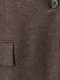 Toteme Women's Scarf Lapel Viscose and Wool Blazer Beige