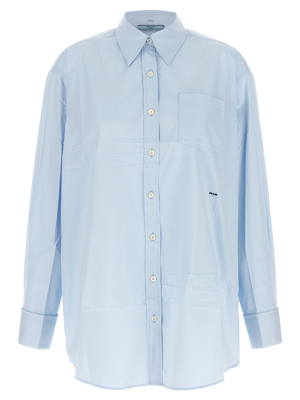 PRADA Scarf Shirt Blue