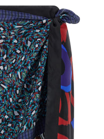 Dries Van Noten Scarfy Skirt Gold