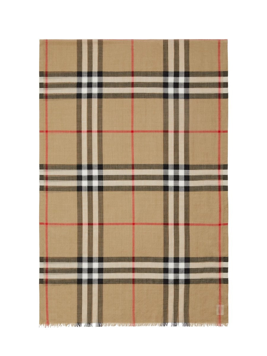 Burberry Women's Check Scarf Beige