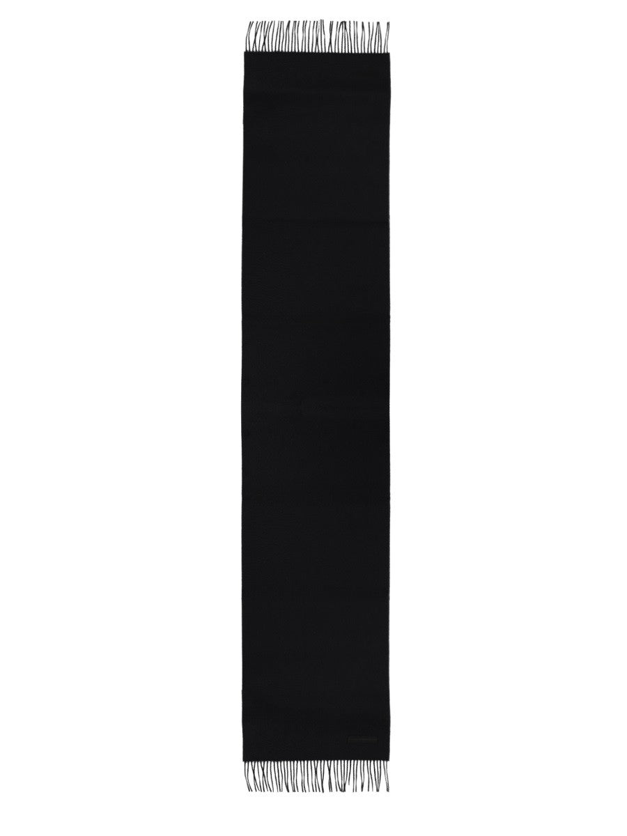 Zegna Men's Cashmere Scarf Black