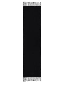 Diesel Men's Fringed Wool Scarf Black