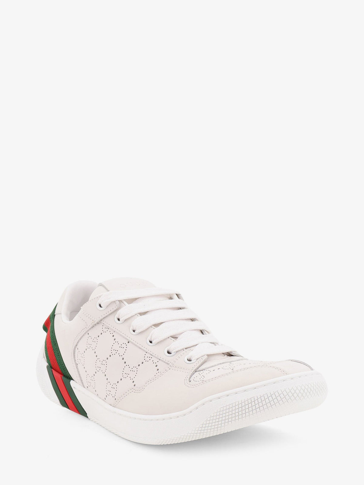 Gucci Men's Screener Leather Sneakers White