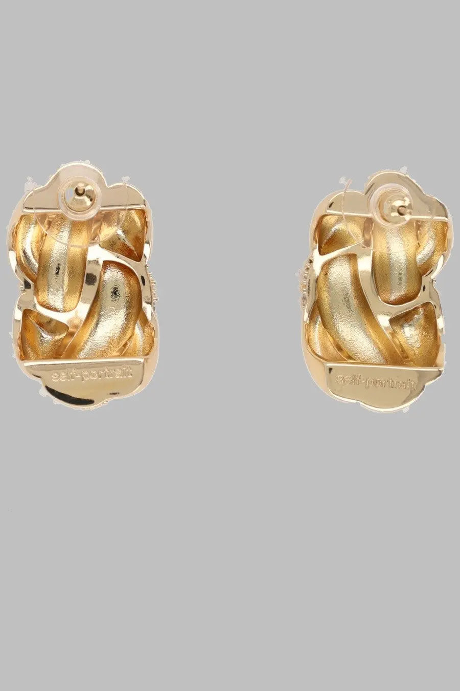 self-portrait Women's Orecchini Knot Gold