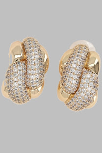 self-portrait Women's Orecchini Knot Gold
