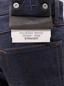 Stone Island Men's Indigo Denim Rinsed Jeans Blue