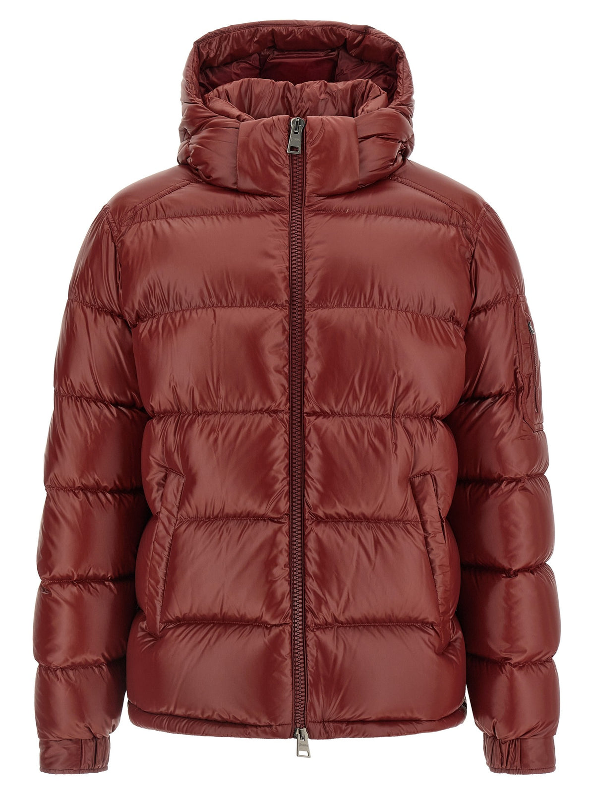 Herno Semi Gloss Quilted Down Jacket Red