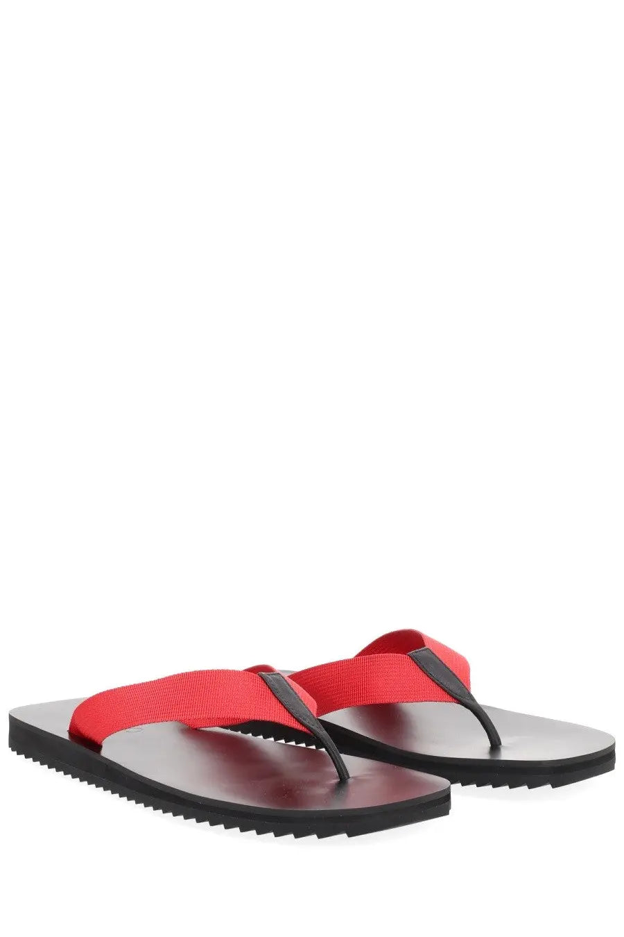 Senso womens sandalo infradito xylon red flip-flops with red and black textured rubber sole