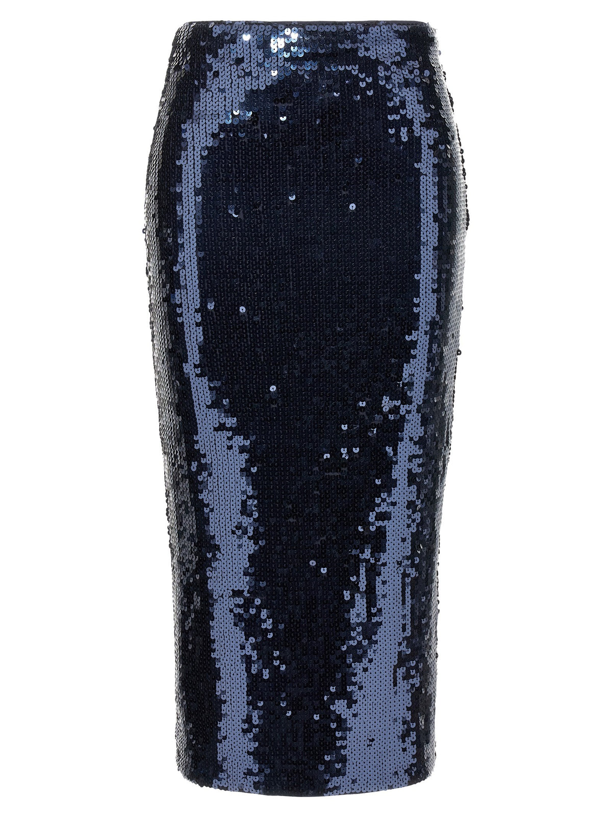 ROTATE Birger Christensen Sequin Pencil Skirt Blue