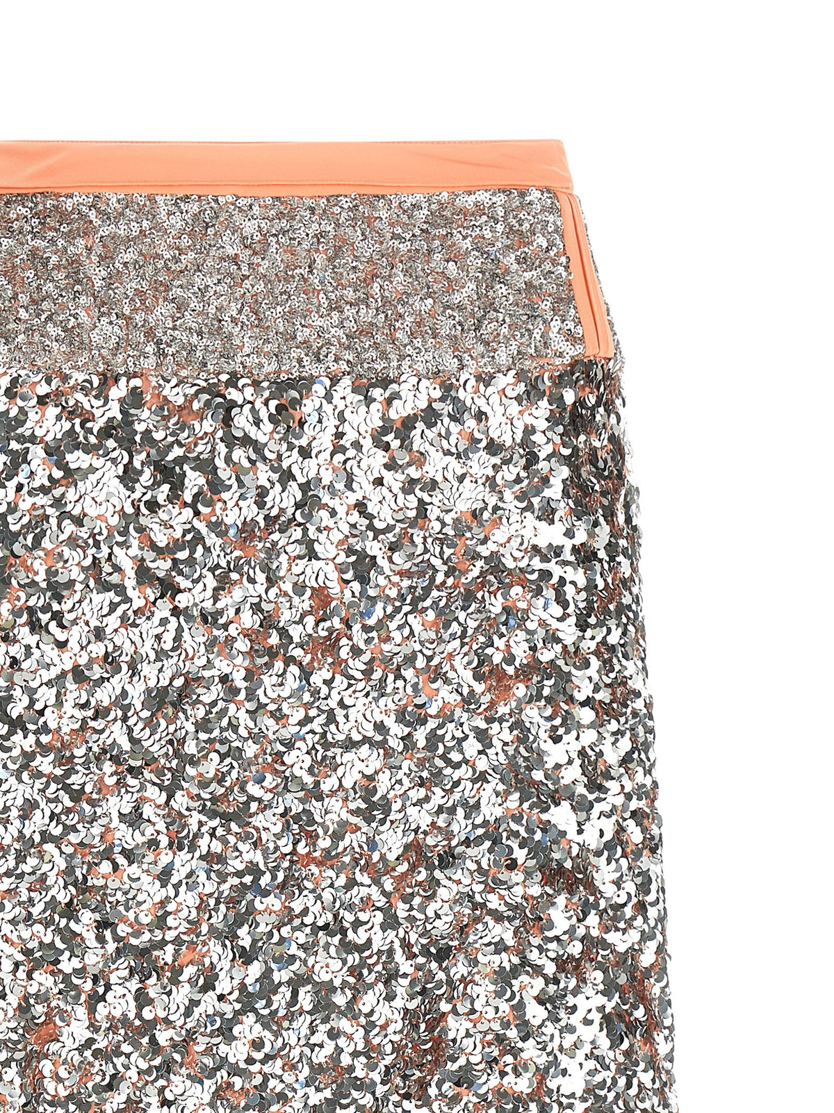 Rabanne Sequin Skirt Silver