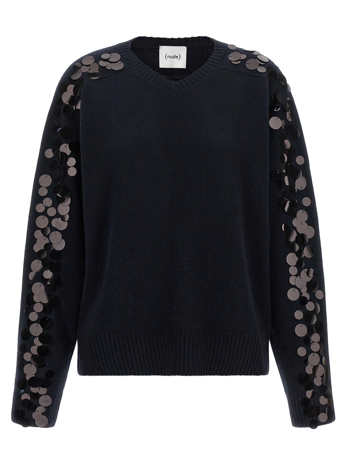 Nude Lucy Sequin Sweater Blue