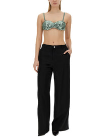 Moschino Jeans Women's Sequined Top Blue