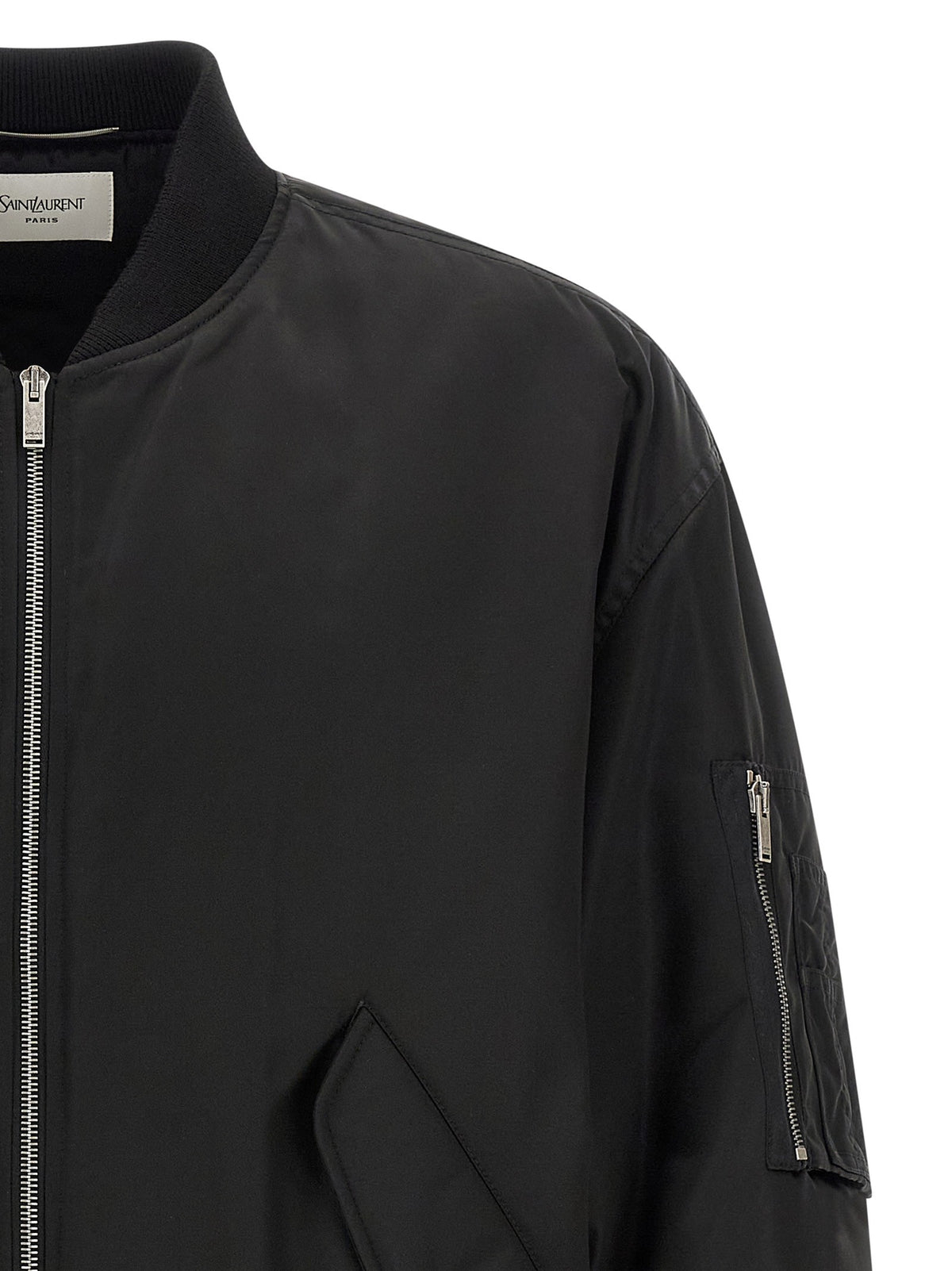 Saint Laurent Serge Bomber Jacket Black