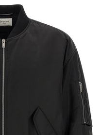 Saint Laurent Serge Bomber Jacket Black