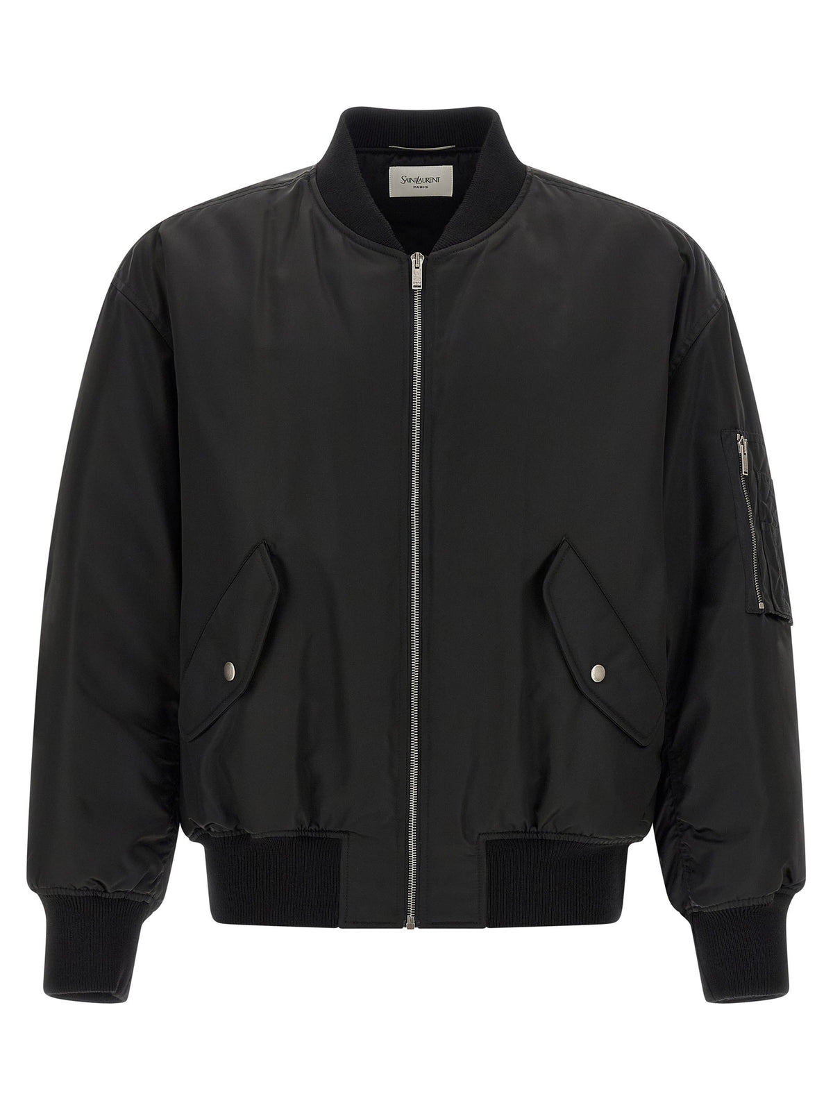 Saint Laurent Serge Bomber Jacket Black